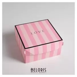 Коробка складная «Розовая», 17 × 9 × 17 см