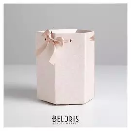 Коробка складная шестигранник «Классический узор», 17 х 14,8 х 19,5 см