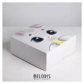 Коробка складная «Зайчишка», 25 х 25 х 10 см