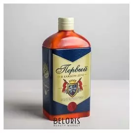 Коробка жестяная в форме бутылки "Первый", 22 см × 7,2 см × 9,5 см