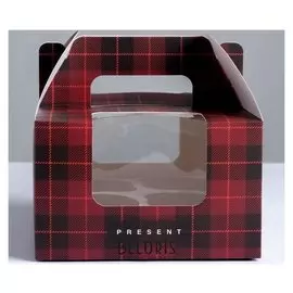 Коробочка для кексов Present, 16 × 16 × 10 см
