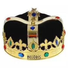 Корона «Король», цвет чёрный