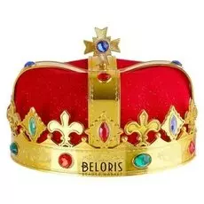 Корона «Король», цвет красный