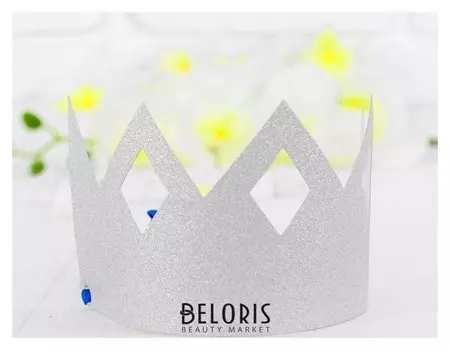 Корона «Узор», цвет серебряный