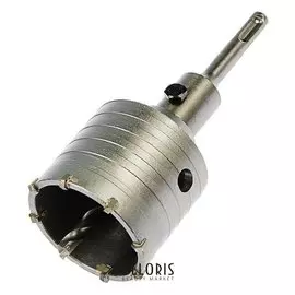 Коронка буровая в сборе Tundra, Sds-plus, М22 х 65 мм