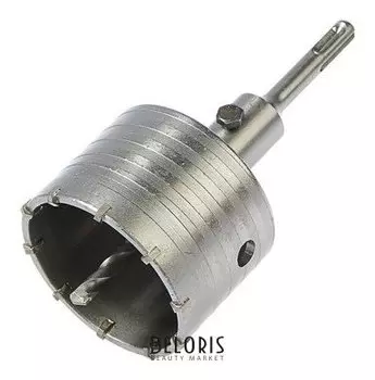 Коронка буровая в сборе Tundra, Sds-plus, М22 х 80 мм