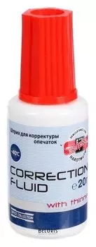 Корректирующая жидкость хим.основа 20мл "Koh-i-noor" быстросохнущая, кисточка 9943