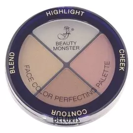 Палитра для макияжа 4 в 1 Beauty Monster