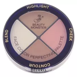 Палитра для макияжа 4 в 1 Beauty Monster