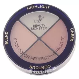 Палитра для макияжа 4 в 1 Beauty Monster