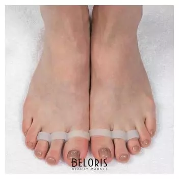 Корректоры для пальцев ног, на 3 пальца, пара, цвет белый