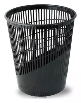 Корзина для бумаг, 11 л, сетчатая, черная