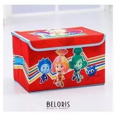 Корзина для игрушек "Фикси-бокс", фиксики, 37 х 24 х 24 см