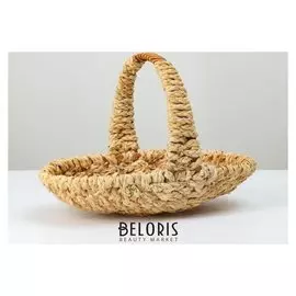 Корзина плетеная, 38х23х3/27, кукурузный лист, бамбук, ротанг