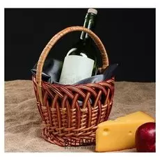 Корзина плетеная "москва, 19 х 20 х 24 см