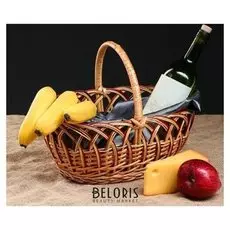 Корзина плетеная "Москва", 32 х 23 х 26 см