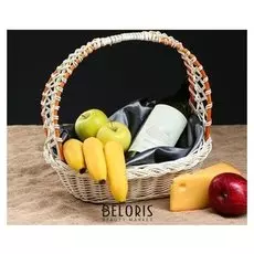 Корзина плетеная "прага, 33 х 23 х 33 см