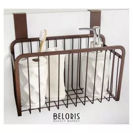 Корзина подвесная, 26×13×21,3 см, цвет коричневый