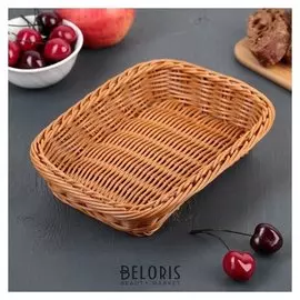 Корзинка для фруктов и хлеба, 23×17×5 см