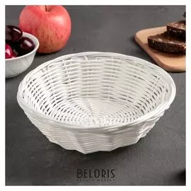 Корзинка для фруктов и хлеба «Молоко», 18х18х6 см