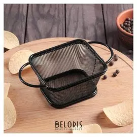 Корзинка для картофеля фри «Пулита», мелкая сетка, 16×9×6,2 см