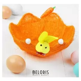 Корзинка для пасхальных яиц "Зайка"