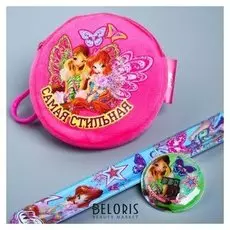 Кошелек с часами «Самая стильная», феи винкс
