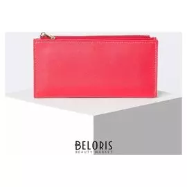 Кошелек жен 10-01-01 лаванда, 18,5*1,5*8,5, 2 отд, для карт, для монет, красный