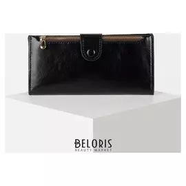 Кошелек женский 12-01-01, 19*1*9, для карт, черный