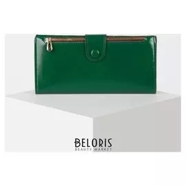 Кошелек женский 12-01-01, 19*1*9, для карт, зеленый