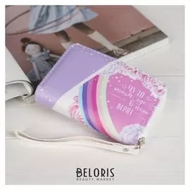 Кошелёк детский, цвет сиреневый