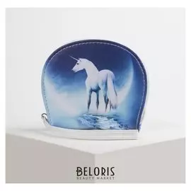 Кошелёк детский, отдел на молнии, цвет синий