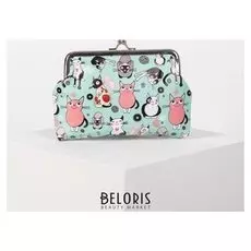 Кошелёк, отдел на фермуаре, цвет мятный