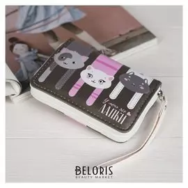 Кошелёк, отдел на молнии, цвет чёрный