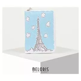 Кошелёк, отдел на молнии, цвет голубой