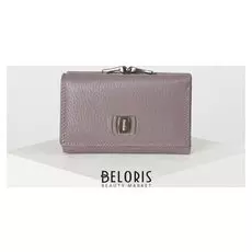 Кошелёк женский, 2 отдела на клапане, цвет пудра