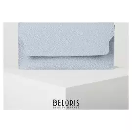 Кошелёк женский, 2 отдела на клапане, цвет голубой