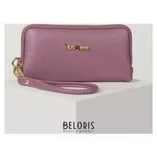 Кошелёк женский, 2 отдела на молнии, цвет пудра