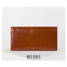 Кошелёк женский, 3 отдела на клапане, цвет рыжий