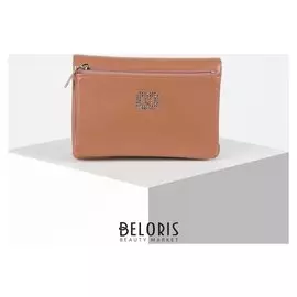 Кошелёк женский, 3 отдела на клапане, цвет розовый