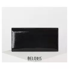 Кошелёк женский, 4 отдела на клапане, цвет синий