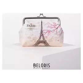 Кошелёк женский, отдел на фермуаре, цвет белый