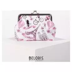 Кошелёк женский, отдел на фермуаре, цвет белый