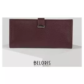 Кошелёк женский, отдел на клапане, цвет бордовый