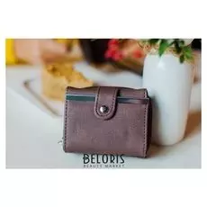 Кошелёк женский, отдел на клапане, цвет кофе