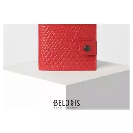 Кошелёк женский, отдел на клапане, цвет красный