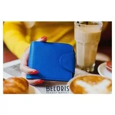 Кошелёк женский, отдел на клапане, цвет синий