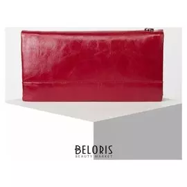 Кошелёк женский, отдел на молнии, цвет красный