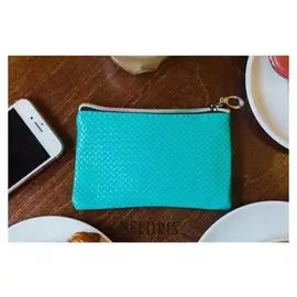 Кошелёк женский, отдел на молнии, цвет мятный