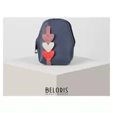 Кошелёк женский, отдел на молнии, цвет синий